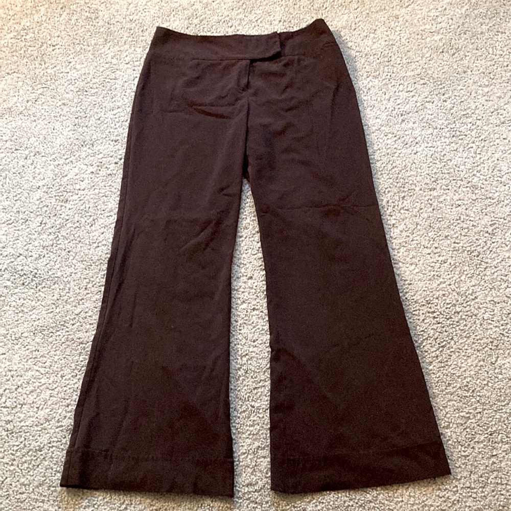 B. Wear black business pants/trousers, size 11